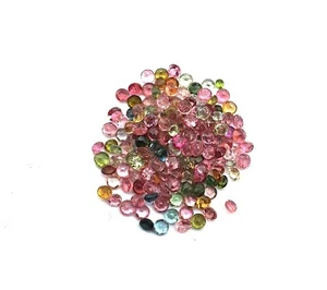 Lote de 100 piezas de piedras preciosas sueltas de turmalina natural de corte redondo 2,50 mm - Imagen 1 de 5