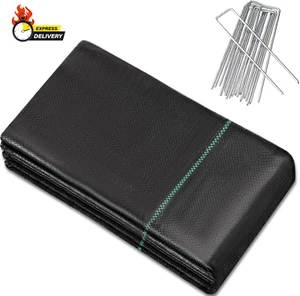 1.4Ftx50Ft Weed Barrier Landscape Fabric Heavy Duty, Weed Gardening Ground Cover - Picture 1 of 12