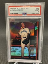 ALEX RODRIGUEZ 1994 UD SP HOLOVIEW RED DIE CUT ROOKIE CARD # 33 PSA 9 MINT