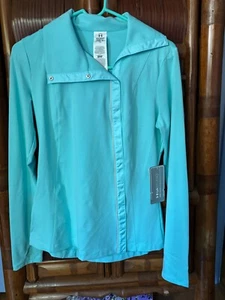 Under Armour M Compression LS Yoga-Running-Exercise NWT Snap Front Jacket - Picture 1 of 15