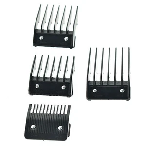 Juego de 4 peines de fijación de cortapelos con respaldo de metal para peine guía de corte Wahl nuevo - Imagen 1 de 4