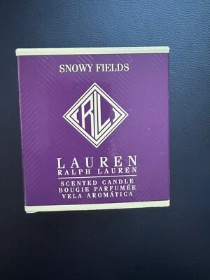 Ralph Lauren ароматизированная свеча 9,6 унций снежные поля новый РЕДКАЯ - Изображение 1 из 4