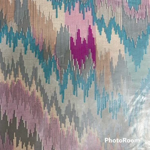 Vintage Artfaire Gift Wrap Paper All Occasion 2 Sheets Pink Purple Teal Abstract - Picture 1 of 4