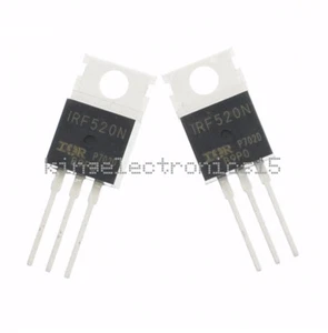 50 Stück IRF520N IRF520 Power MOSFET N-Kanal TO-220 NEU - Bild 1 von 4