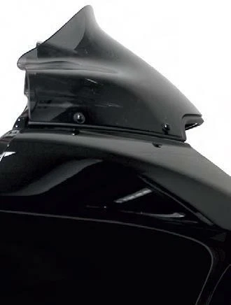 Klock Werks - KW05-01-0325 - Sport Flare Windshield, 9in. - Black