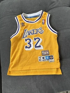 Magic Johnson Lakers Adidas Hardwood Classics Size M Kids - Picture 1 of 7