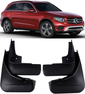 Genuine Splash Guards Mud Flaps FOR 2015-2019 Mercedes Benz GLC Without Pedal - Picture 1 of 6