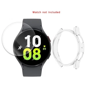 Ochrona przed zarysowaniami ekranu + twarde etui PC do Samsung Galaxy Watch 5 44mm R915U - Zdjęcie 1 z 5