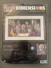 Dimensions Last Supper Stamped Cross Stitch Kit 3206 New 2002 NIP NOS 18” x 9”