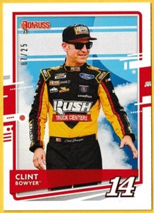 2021 Panini Donruss Racing Artist Proof SP Clint Bowyer #54 07/25