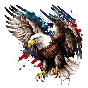 Adesivo auto gigante XXXL sticker aquila USA animale sticker - Foto 1 di 1