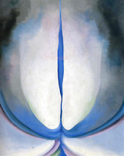 BLUE LINE by Georgia O'Keeffe High Res 8 x 10 Giclee Print
