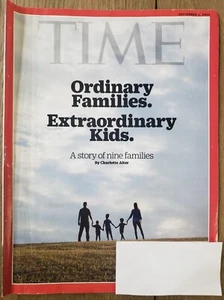 Time Magazine - September 5, 2016 - Ordinary Families. Extraordinary Kids.  - Picture 1 of 2