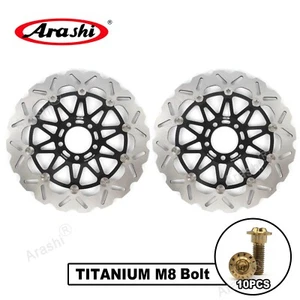 Rotor de disco de freno delantero y tornillos Fit Kawasaki Ninja ZX12R 2000 - 2003 - Imagen 1 de 11