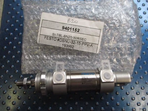NEW FESTO ROUND CYLINDER 32MM BORE 15MM STROKE DSNU-32-15-PPV-A - Picture 1 of 6