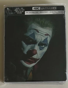 STEELBOOK - Joker: Folie A Deux (4K UHD, Blu-ray Digital) - Joaquin Phoenix NEW - Picture 1 of 2