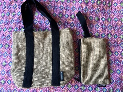 Bolso Wacoal Neutro Yute Algodón Fibras Plus Desmontable Maquillaje Bolsa/Monedero Foto 1 de 4