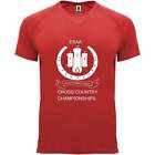 More Mile Unisex Esaa Pontefract 2024 Championships Short Sleeve Running Top Red