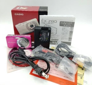 Casio EXILIM EX-Z80 Compact Digital Camera 8.1 MP 3x Vivid Pink with Box - Picture 1 of 7