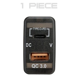 Adaptador Cargador USB Tipo C Para Toyota Tacoma FJ Cruiser Corolla Highlander RAV4 - Imagen 1 de 7