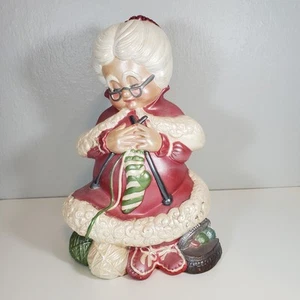 Vintage Atlantic Form 13" Mrs Claus Keramik Weihnachtsfigur handbemalt - Bild 1 von 8