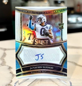 2024 Select Ja'Tavion Sanders WHITE Prizm AUTO /35 Rookie SP (RC) Color Match ⚪️ - Picture 1 of 2