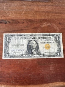 1935a $1 north africa silver certificate 3 - Picture 1 of 6