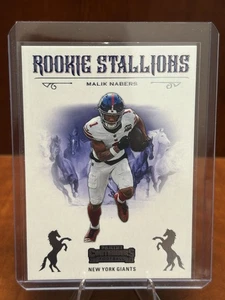 Fútbol americano Panini Contenders Malik Nabers 2024 - sementales de novato RC #6 - Imagen 1 de 2