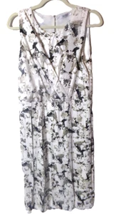 MAX MARA SZ.M- L,TAG GONE* SILK STRETCH MULTI COLOR SLEEVELESS FIT FLARE DRESS - Picture 1 of 7