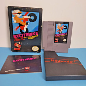 Nintendo NES Excitebike Complete CIB Tested