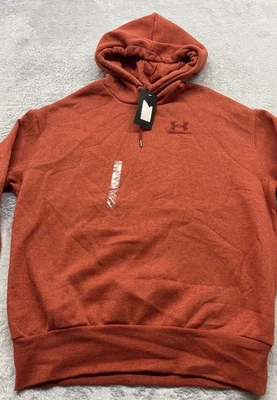 Under Armour Mujer Talla XS - Essential Polar Sudadera con Capucha Grande Hierro Naranja Foto 1 de 4