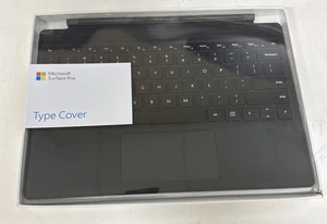 SEALED Microsoft FMN-00001Surface Pro Type Cover 1725 Keyboard - Black - Afbeelding 1 van 3