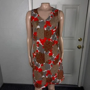 Vintage 70s Handmade Hawaii Women's Dress Mini Polyester Floral Shift G3-27 - Picture 1 of 6
