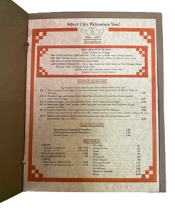 Vintage 1970s Silver City Casino Restaurant Menu Las Vegas Nevada NV - Picture 1 of 4