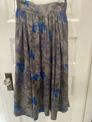 Falda midi vintage Escada Margaretha Ley, talla 8, talla 40 euro, lana, Alemania Foto 1 de 4