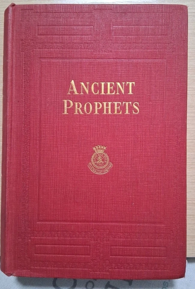 ANCIENT PROPHETS BY SAMUEL BRENGLE SALVATION ARMY WESLEYAN HOLINESS 1ST EDITION  - Image 1 of 4