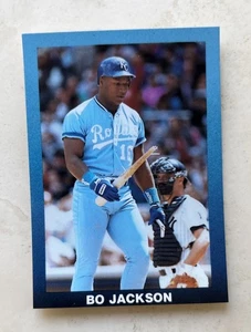BO JACKSON Oddball Baseball Card "Bo Knows Broken Bats" w/glossy front KC ROYALS - Picture 1 of 2