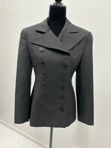Barneys New York Zweireiher Blazer Grau Damen Arbeitsanzug Jacke Gr. 6 - Bild 1 von 7