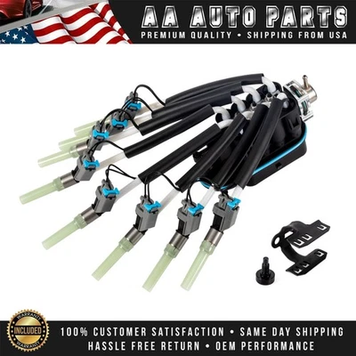 Inyector de combustible Spider Vortec de 8 puertos para Chevrolet C2500 1996-2000 5,0 L 5,7 L FJ504 Foto 1 de 4