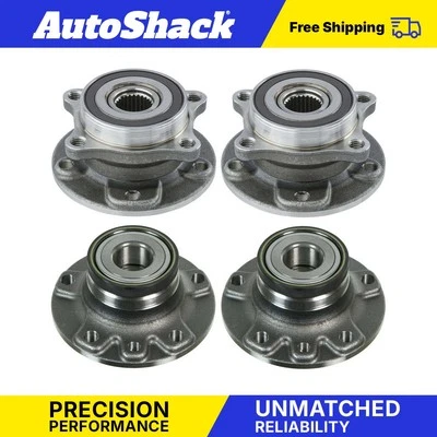 Front Rear Wheel Hub Bearing Assemblies for 2013-2016 Dodge Dart Foto 1 de 4