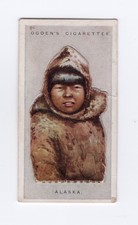 Super diecut Children of all Nations cigarette card 1924 #02 Alaska