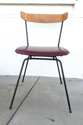 VTG* Paul McCobb Style* MCM* wrought iron* simplistic chair* project/as is* Cover