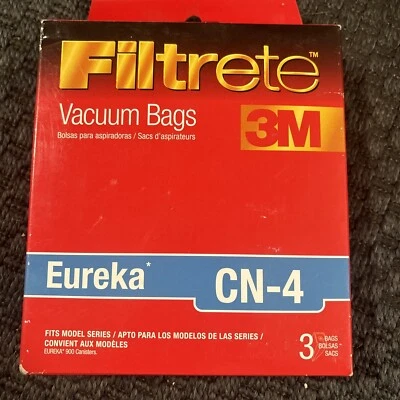 3M Filtrete Eureka CN-4 Micro Allergen Vacuum Bag, 2 Bags Not 3! - Image 1 of 4