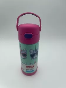 Termo Acero Inoxidable FUNtainer Botella de Agua con Pajita, Caticornios, 14... - Imagen 1 de 3