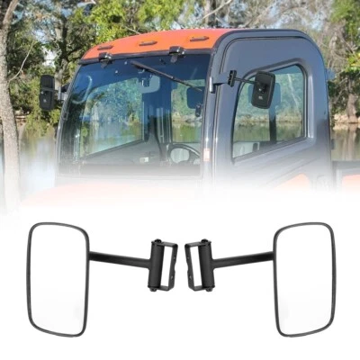 Tractor Rear View Side Mirrors Kit for Kubota RTV1140/ 1100/ 500/ 400 RTV-X1100C - Image 1 of 4