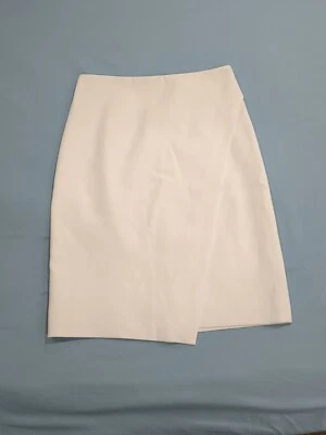 Falda lápiz envolvente blanca White House Black Market para mujer talla 0 Foto 1 de 4