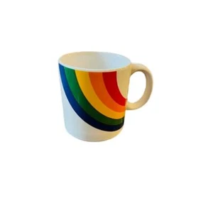 Tazza caffè arcobaleno 1987 vintage made in Korea FTD Pride SPEDIZIONE VELOCE! - Foto 1 di 5