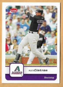 ALEX CINTRON ARIZONA DIAMONDBACKS #123 - FLEER QUASI NUOVO-MT 2006 - Foto 1 di 2
