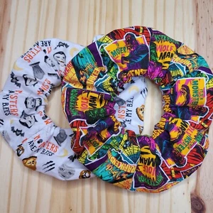 Monster Scrunchies | Handmade in the USA | Long Lasting Premium Silicone Elastic - Bild 1 von 5