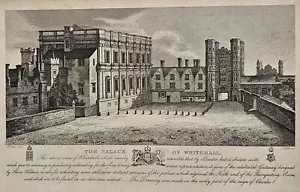 THE PALACE OF WHITEHALL - Antique Print, after Wenceslaus Hollar - Picture 1 of 3